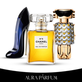 3 Parfums Carolina Herrera GOOD GIRL, Chanel Nº5 et Paco Rabanne FAME 100ml (Eau de Parfum) Pour femmes